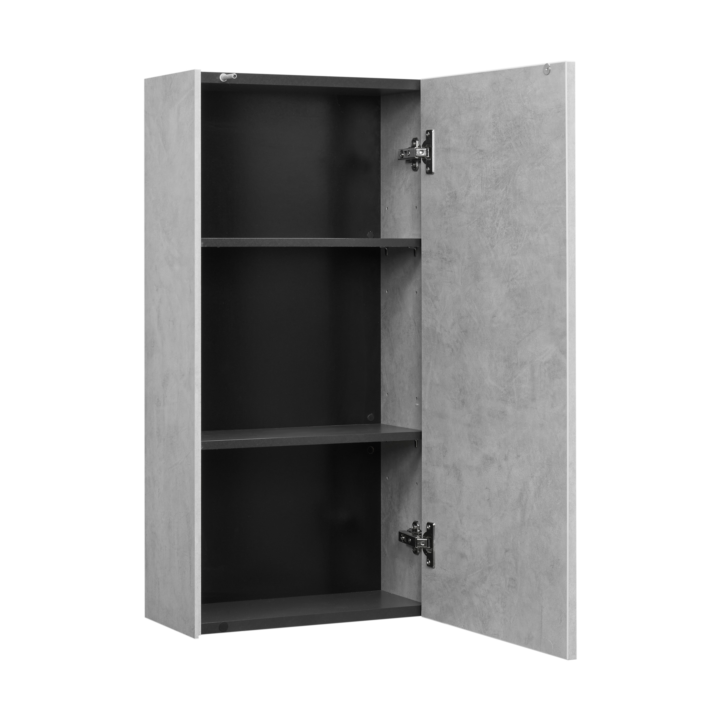 Шкаф подвесной Aquaton Марбл 40 серый 1A276403MH8A0 - 1