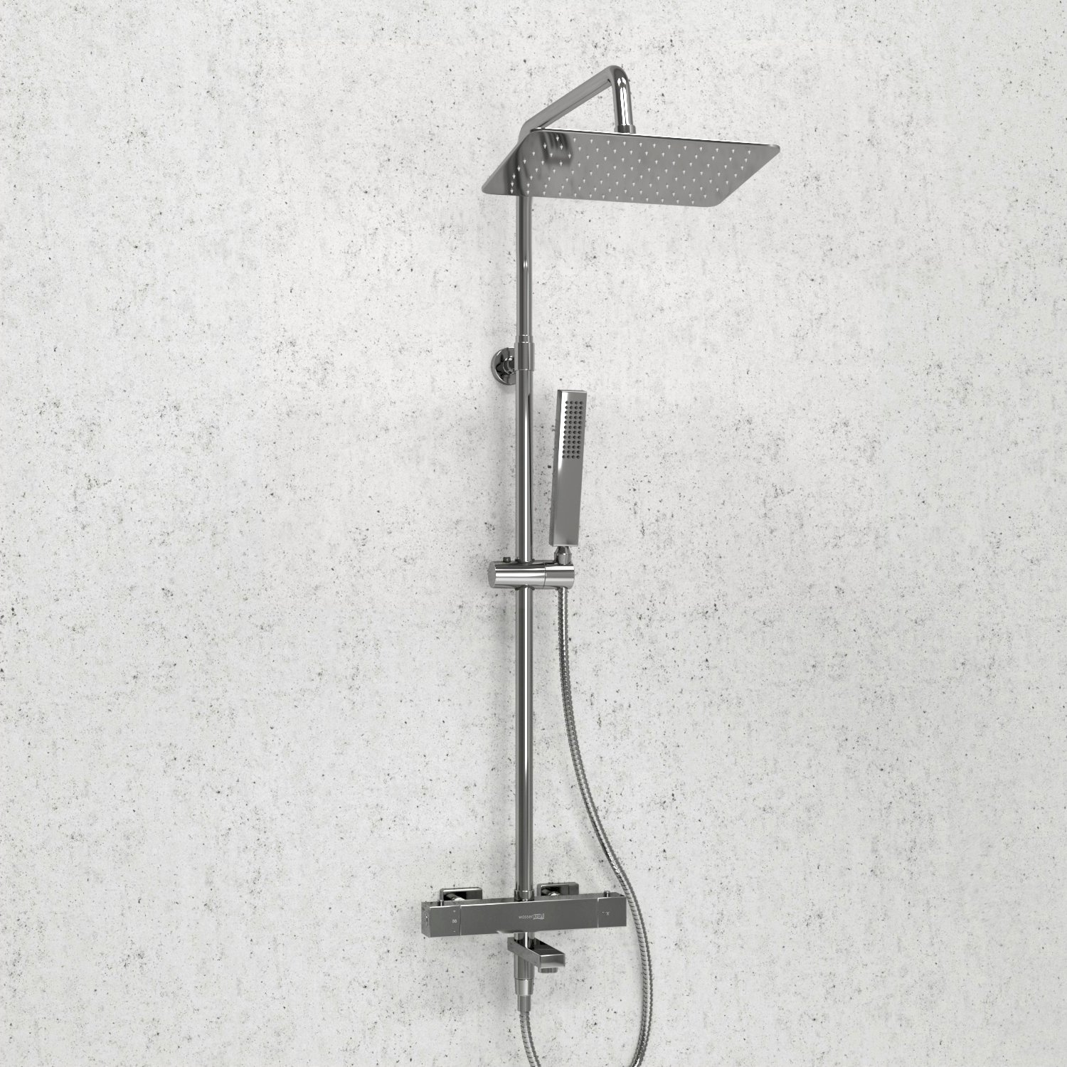 Душевая система WasserKraft 30 с термостатом хром A199.069.103.010.CH Thermo - 1