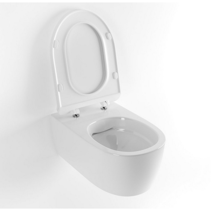 Подвесной унитаз Excellent Doto белый с сиденьем микролифт CEEX.1404.545.WH - 0