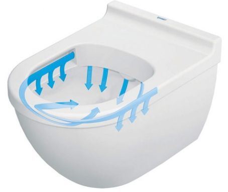 Унитаз подвесной Duravit Starck 3 с крышкой, белый (2527090000) - 1