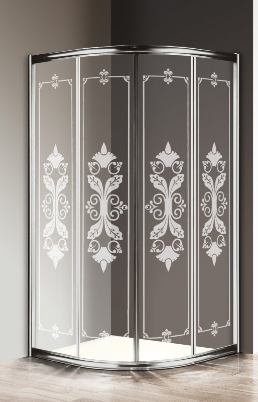 Душевой уголок Cezares Giubileo  GIUBILEO-R-2-100-SCORREVOLE-CP-Br - 6