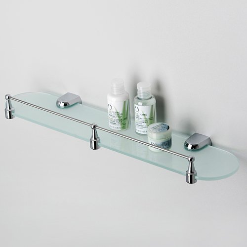 Полка стеклянная Wasserkraft Berkel 50 хром K-6844 - 1