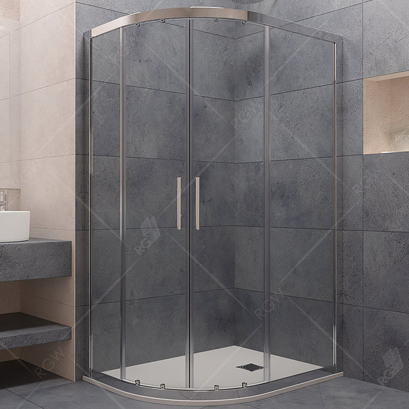 Душевой уголок RGW Passage PA-61 100х80 профиль хром стекло прозрачное  41086180-11 - 0