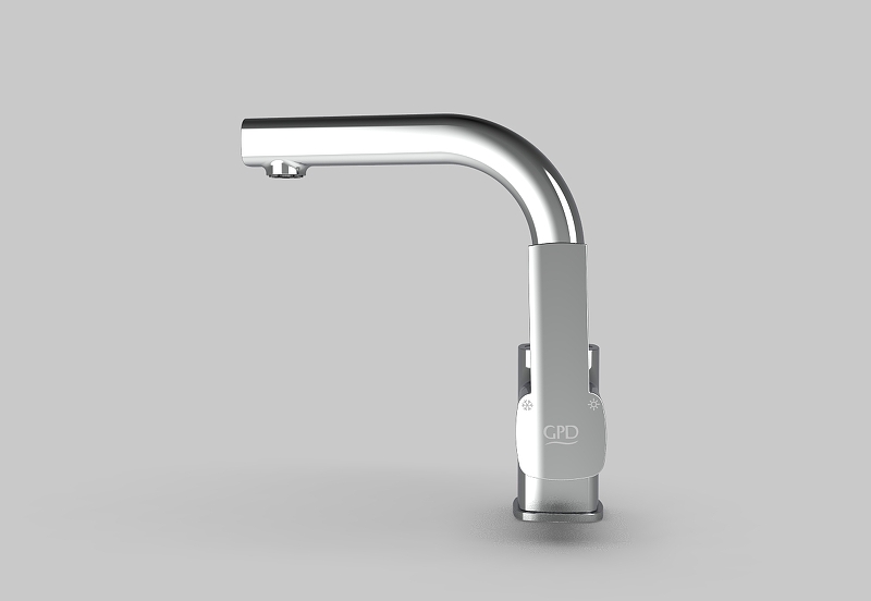 Смеситель для раковины GPD Pedra хром MTL160 - 8