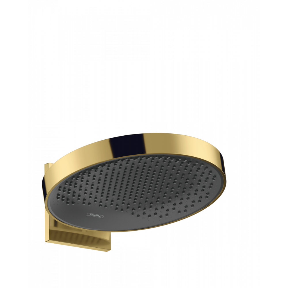 26230990 HG Rainfinity 360 1jet верхний душ с настенным держателем полир,золото - 0