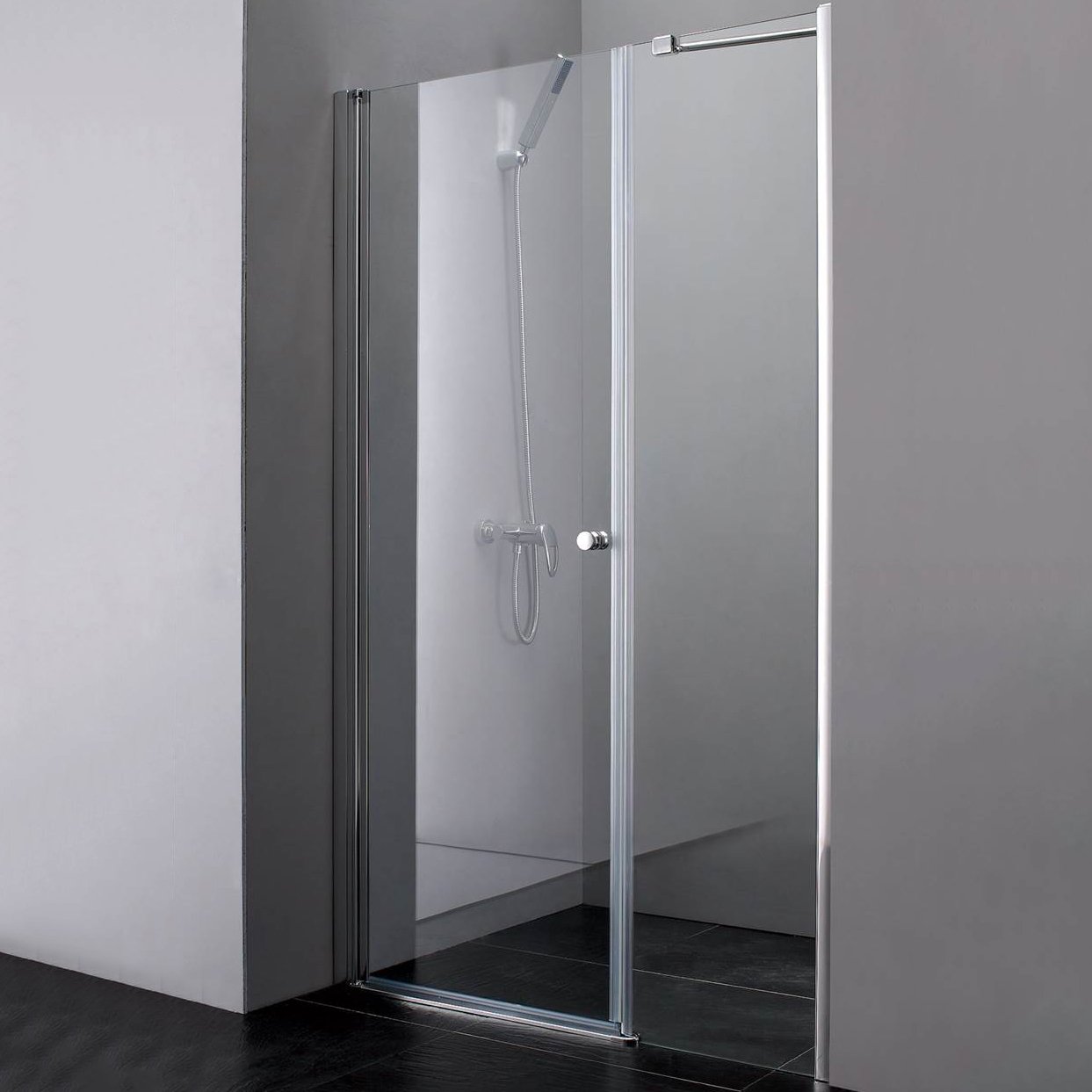 Душевая дверь Cezares ELENA 163 см  ELENA-W-B-11-90+80-C-Cr - 0