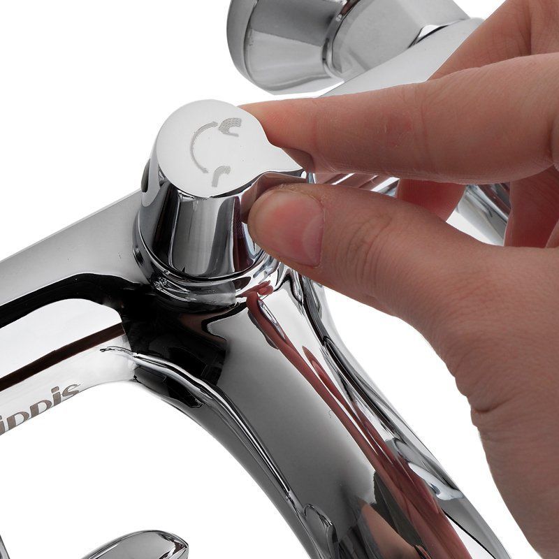 Смеситель для ванны с керамическим дивертором Copter, IDDIS, COPSB02i02WA - 3