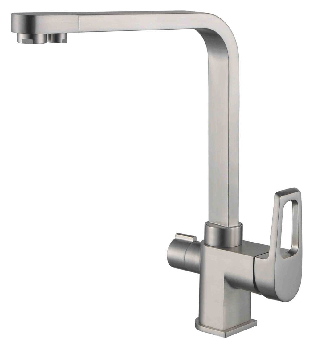 Смеситель для кухонной мойки Zorg 334 сатин  ZR 334 YF-SATIN - 0