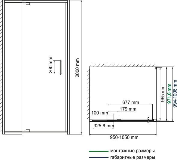 Душевой уголок Wasserkraft Berkel 48P19 100x100 см - 6