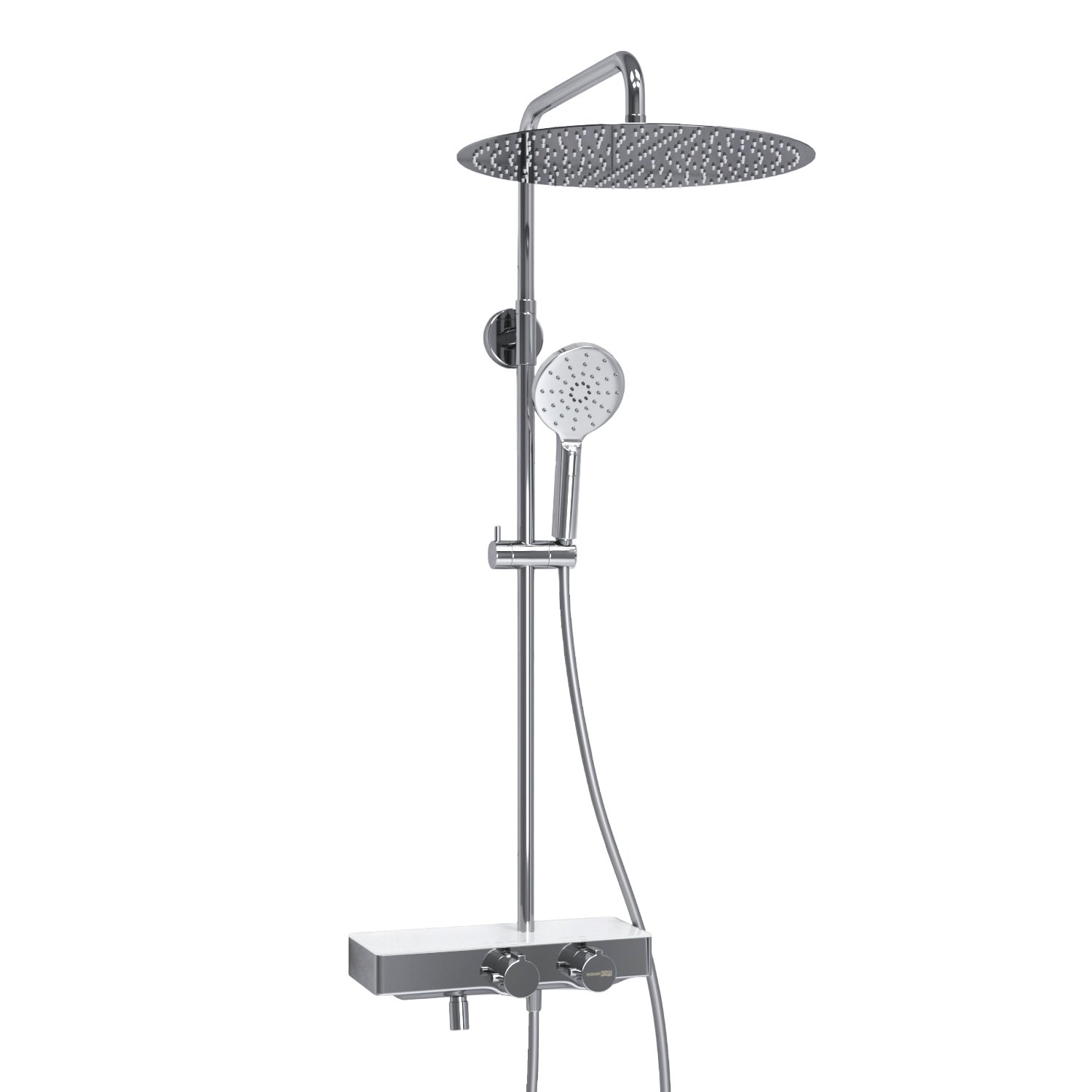 Душевая система WasserKraft 40 с термостатом хром A113.117.127.CH Thermo - 0
