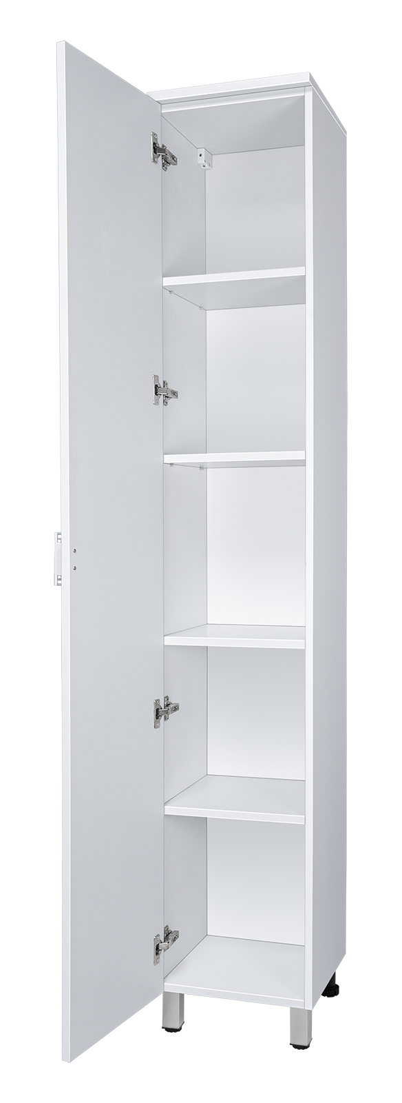 Шкаф-пенал Misty Дива 35 левый белый глянцевый П-Див05035-013ПрЛ - 1