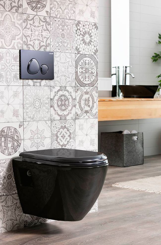 Кнопка смыва Creavit Spa, черная GP7002.02 - 1