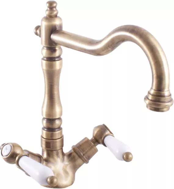 Смеситель для кухни Rav Slezak Morava бронза MK520.5/8SM - 0