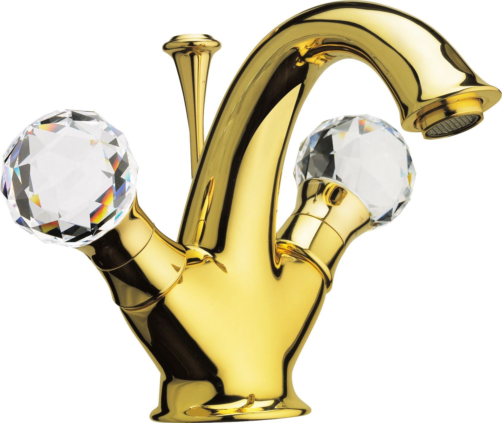 Смеситель для раковины Webert Karenina, золото  KA700102010 - 0