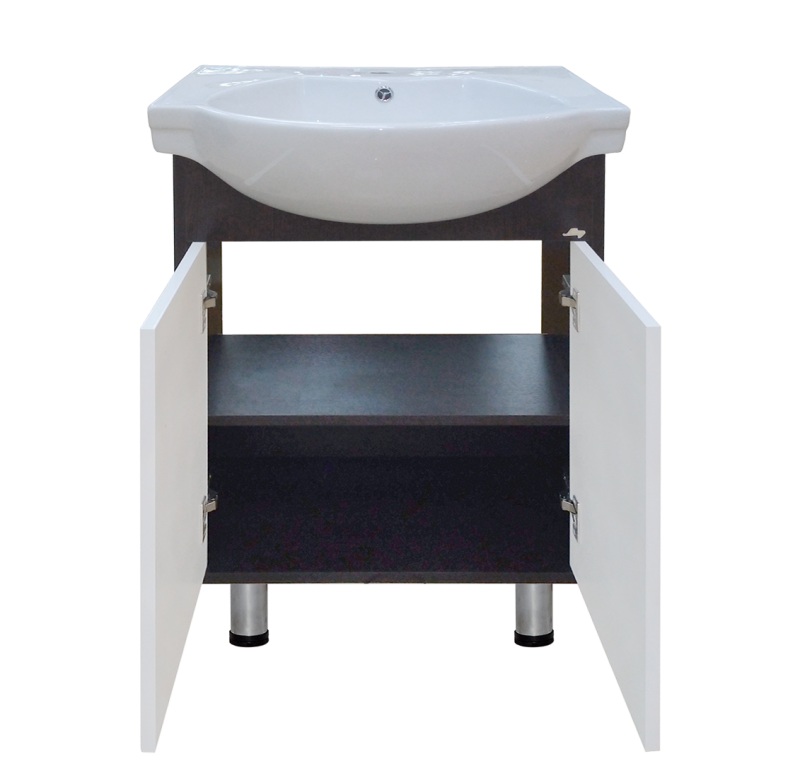 Панда - 70 Тумба прямая венге/белый Э-Пан01070-18 - 1