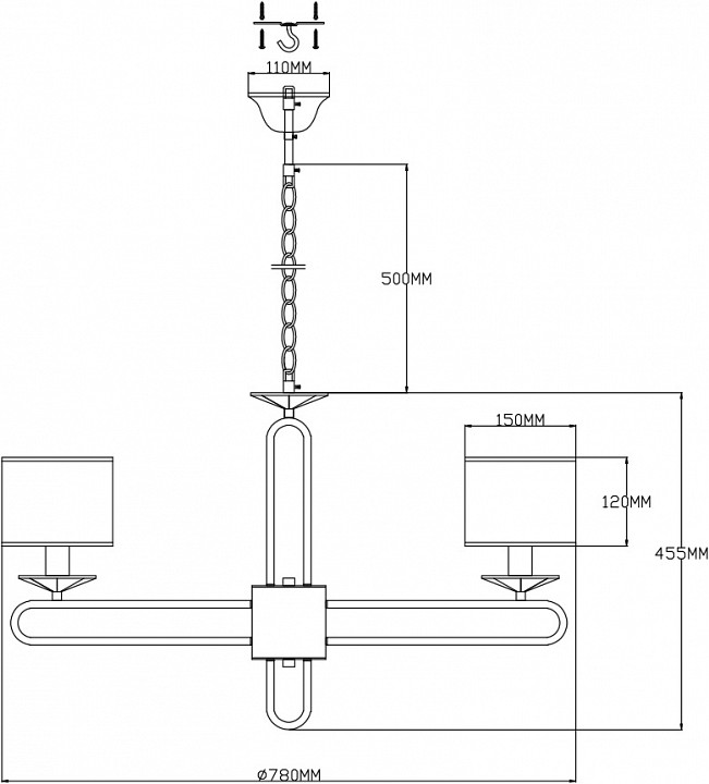 Подвесная люстра Moderli Celestia V2632-8P - 1