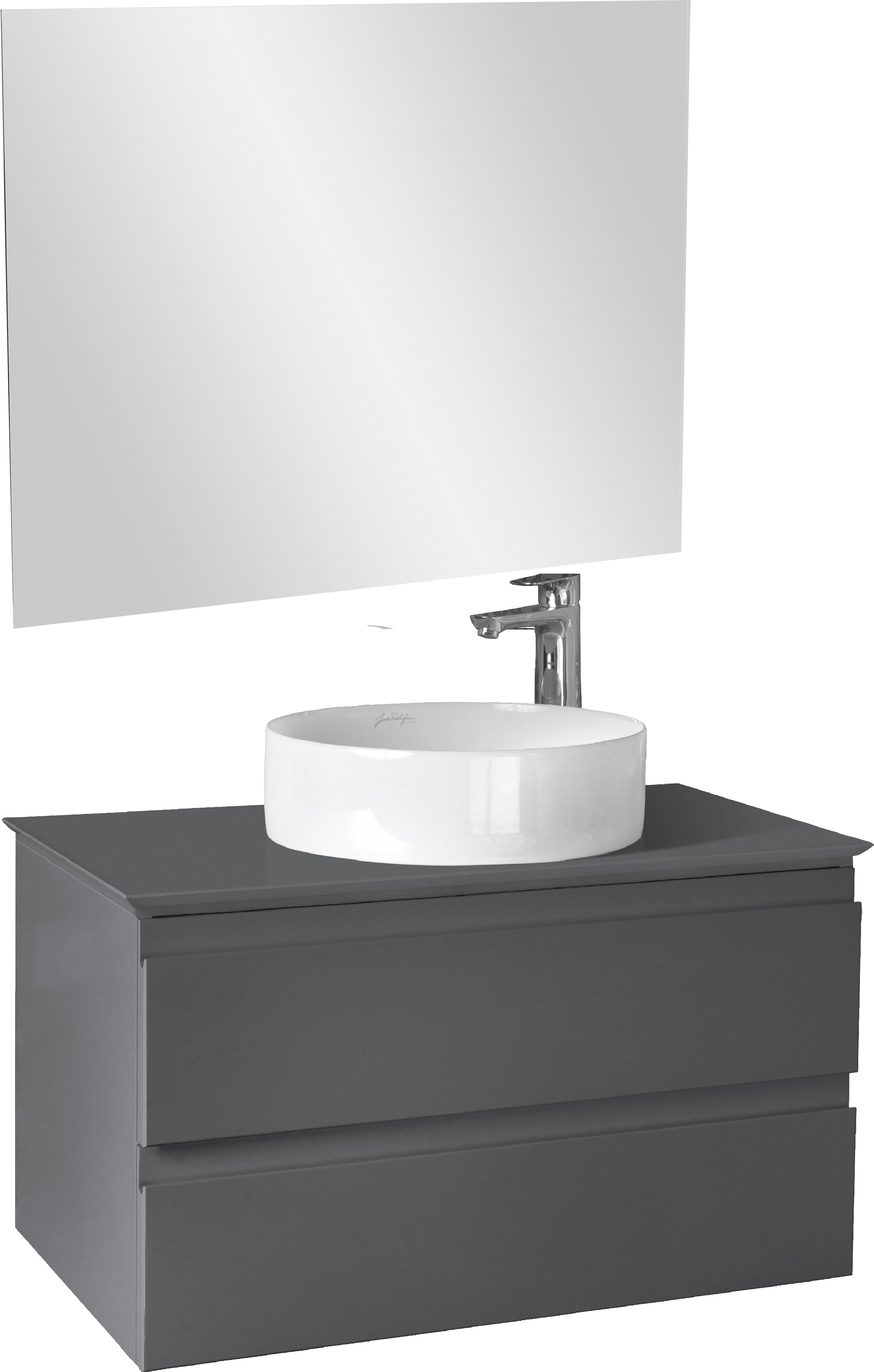 Тумба для комплекта Jacob Delafon Madeleine EB2083-J54 серый матовый - 1