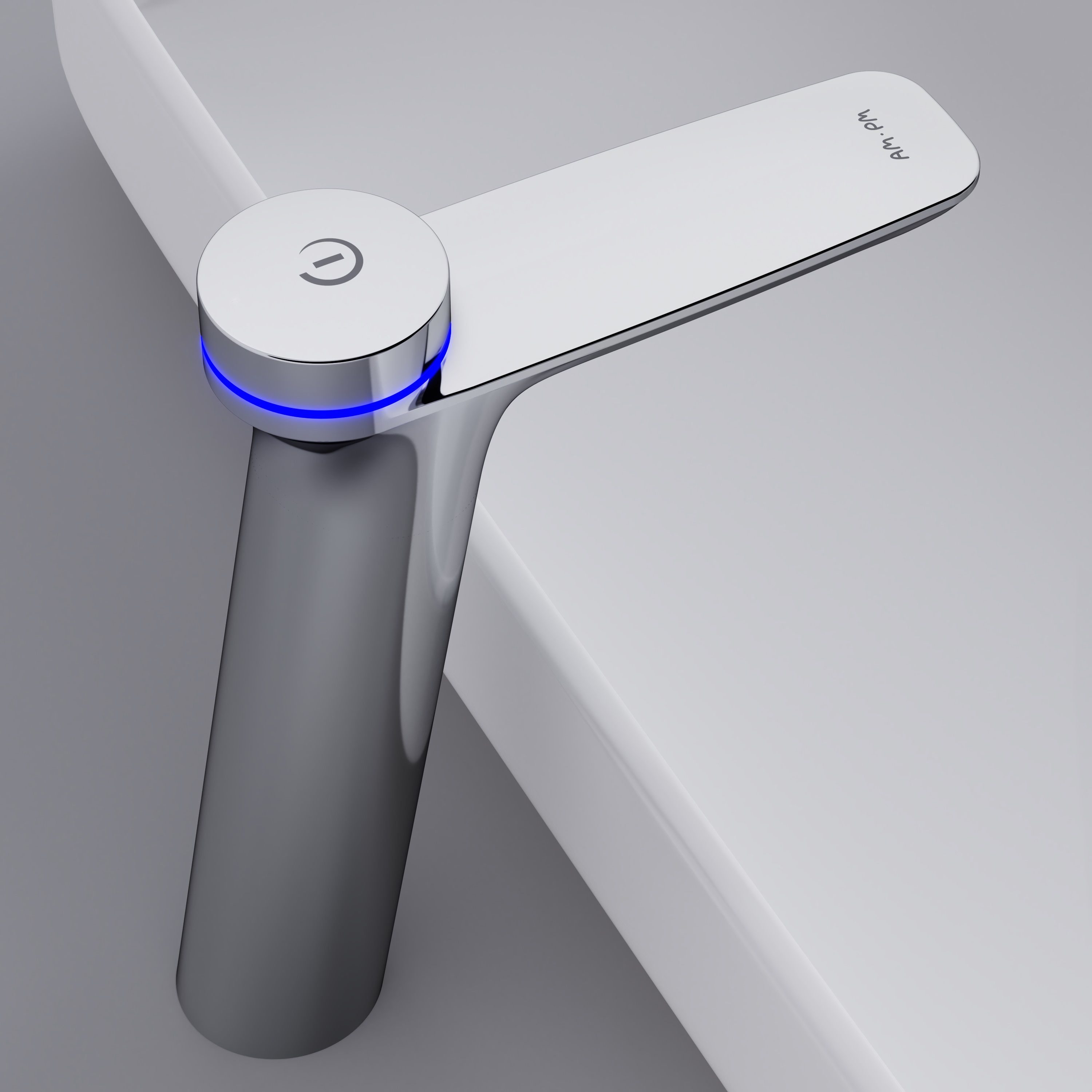 Термостат Am.Pm Inspire V2.0 F50A93400 TouchReel электронный, для раковины, с донным клапаном - 1