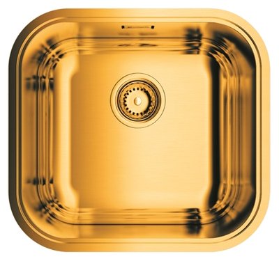 Мойка кухонная Omoikiri Omi 44-U/IF AB латунь 4993190 - 0