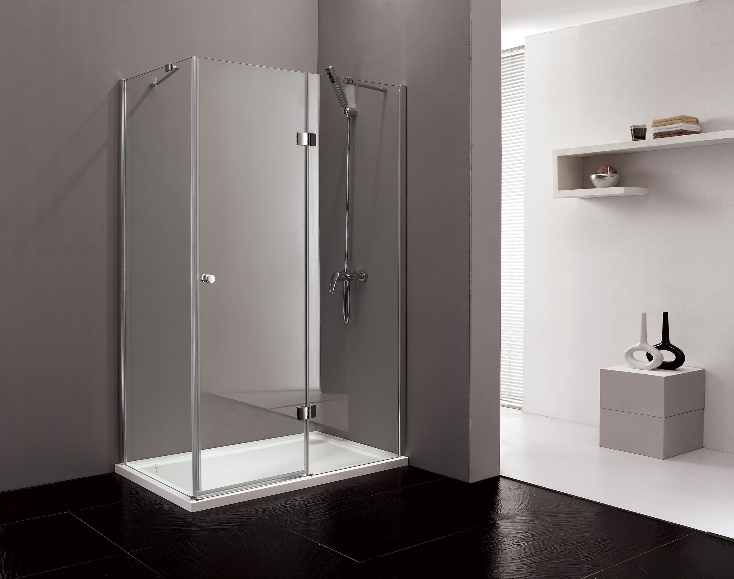 Душевой уголок Cezares Verona 120х90 хром стекло прозрачное VERONA-W-AH-1-120/90-C-Cr - 1