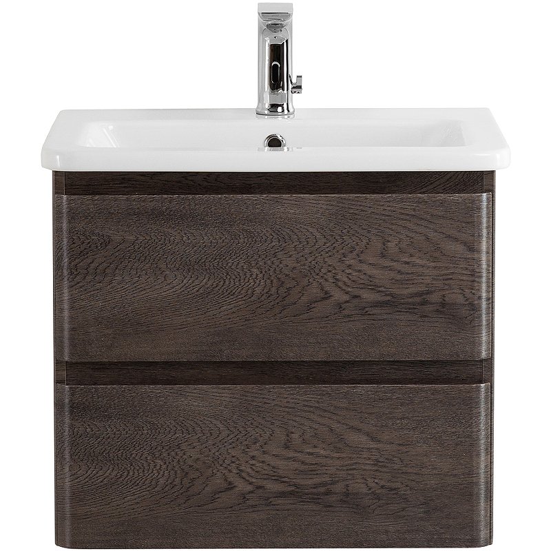 Тумба с раковиной BelBagno Albano 50 темное дерево - 0