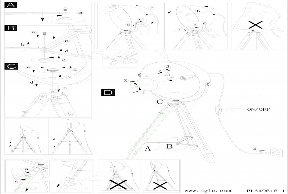 Торшер Eglo Covaleda 49618 - 1
