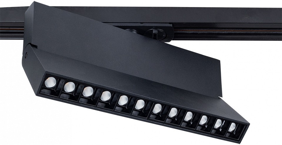 Трековый светодиодный светильник Arte Lamp Flash A4573PL-1BK - 0