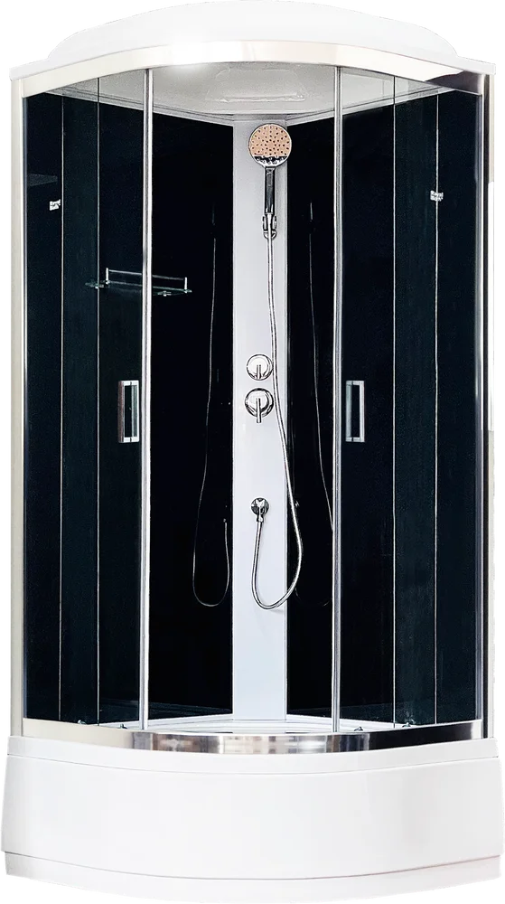 Душевая кабина Royal Bath CK 90x90 профиль хром стекло прозрачное RB90CK5-BT-CH - 0