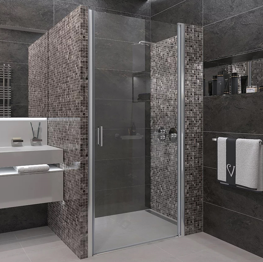 Душевая дверь в нишу Veconi Vianno VN-43 70 см,  профиль хром VN43-70-01-C5 - 0