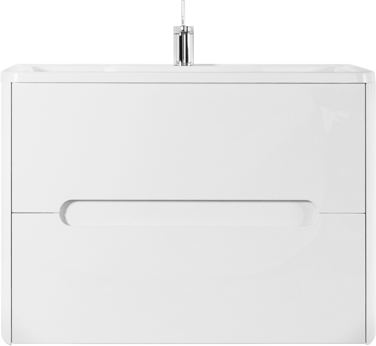 Тумба с раковиной Vod-Ok Флорена 80 белая - 5