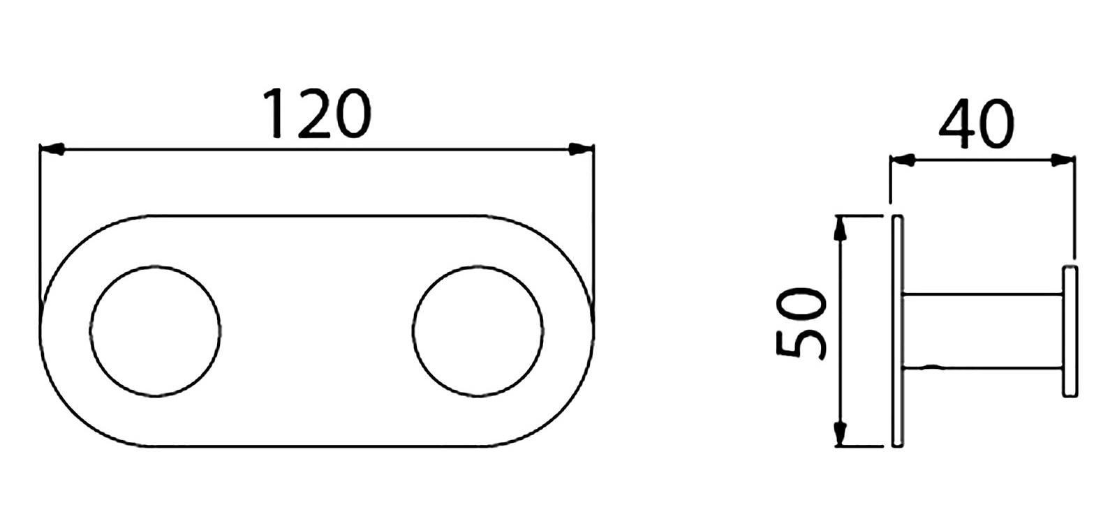 Вешалка-2 крючка Timo Saona 13014/17 золото матовое - 2