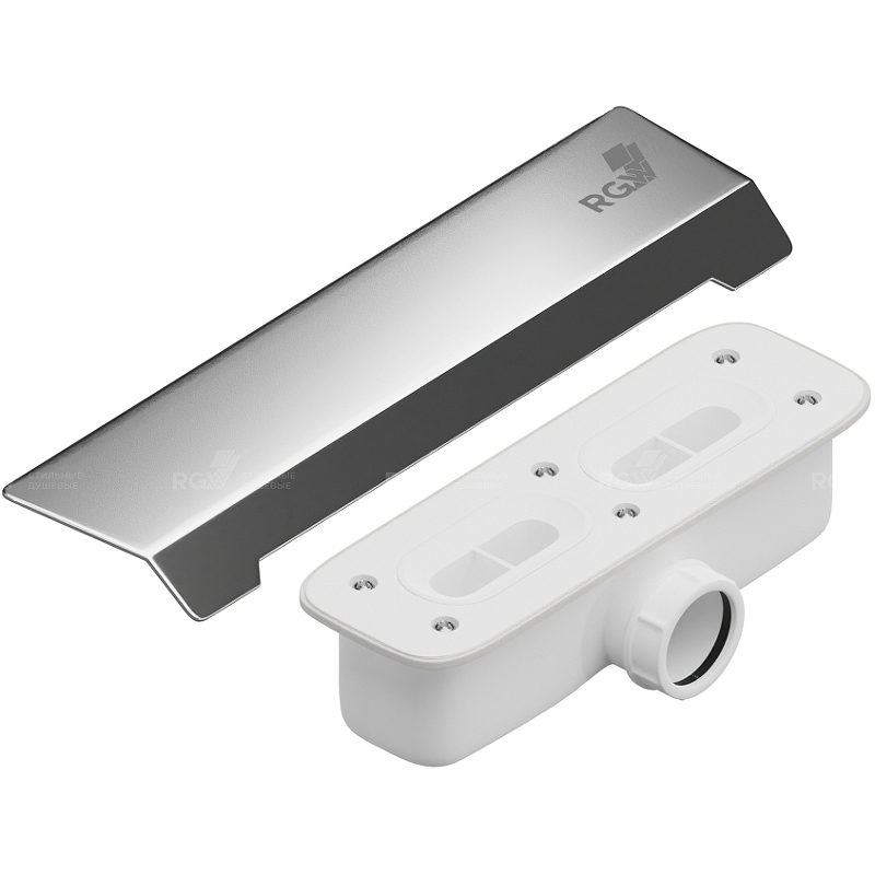 Сифон для душевого поддона RGW S-015 хром 502411015-01 - 0