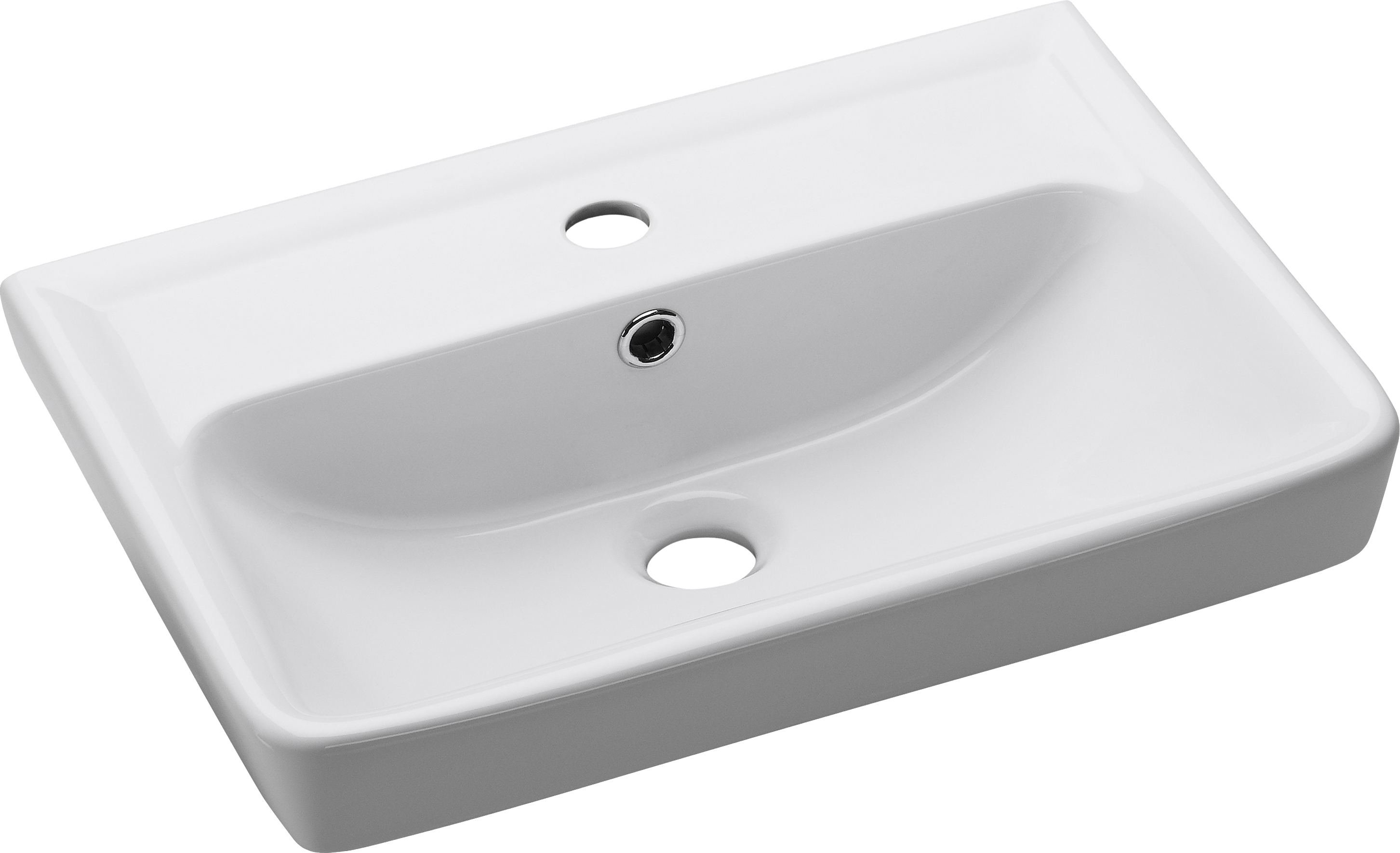 Тумба с раковиной Vod-Ok Мона 60 с ящиками, белая - 6