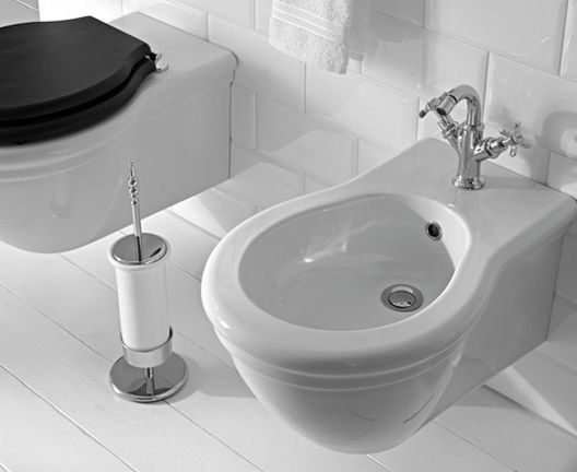 GLOBO Paestum Биде подвесное 57*38см с 1 отв. под смеситель, с комплектом креплений, цвет: белый PAS10.BI*1 - 1