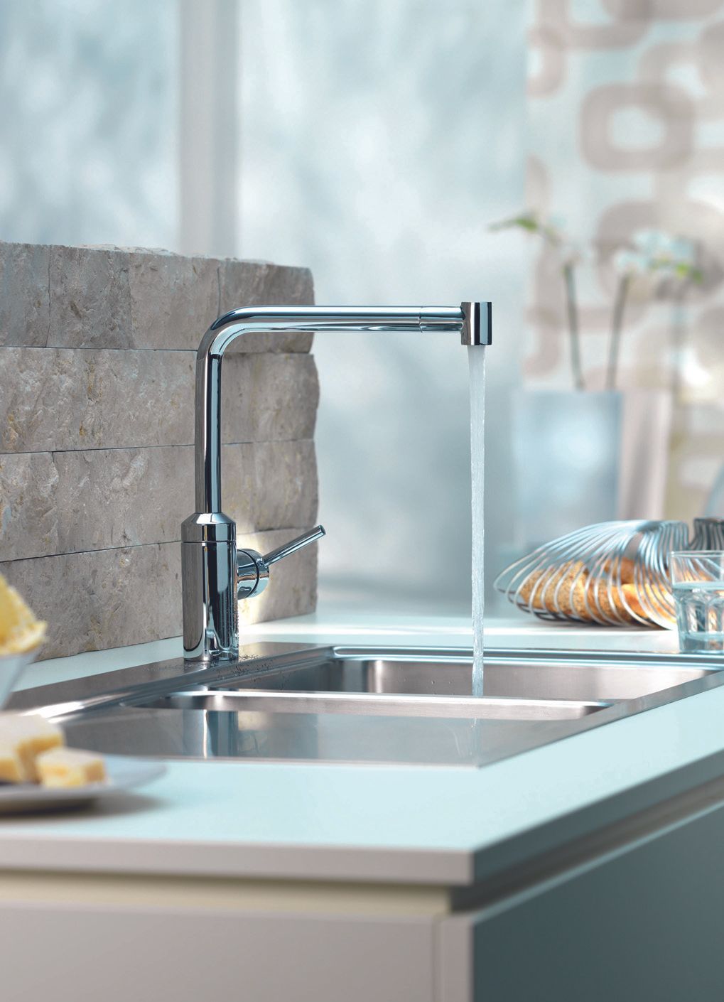 Смеситель Kludi L-ine 428210577 для кухонной мойки - 1