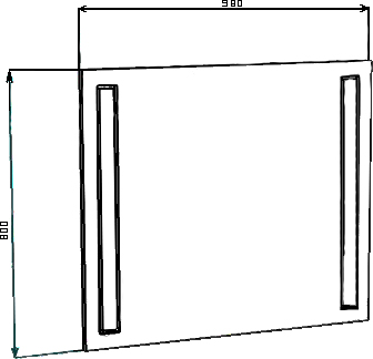 Мебель для ванной Bellezza Олиссия 120, белая, под стиральную машину - 6