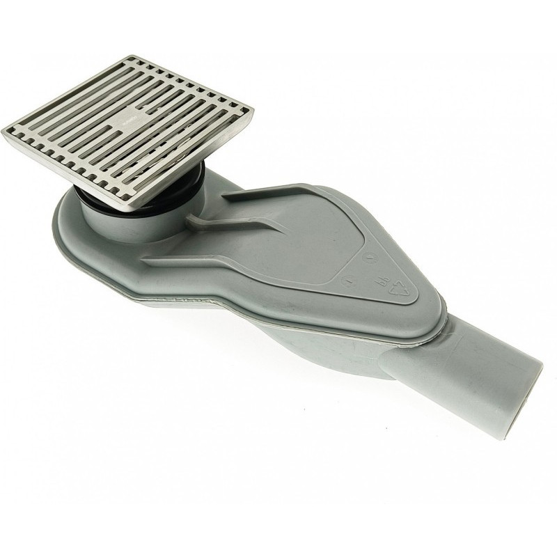 Душевой трап Esbano Box 10х10 хром матовый ESTRBOX10MC - 0