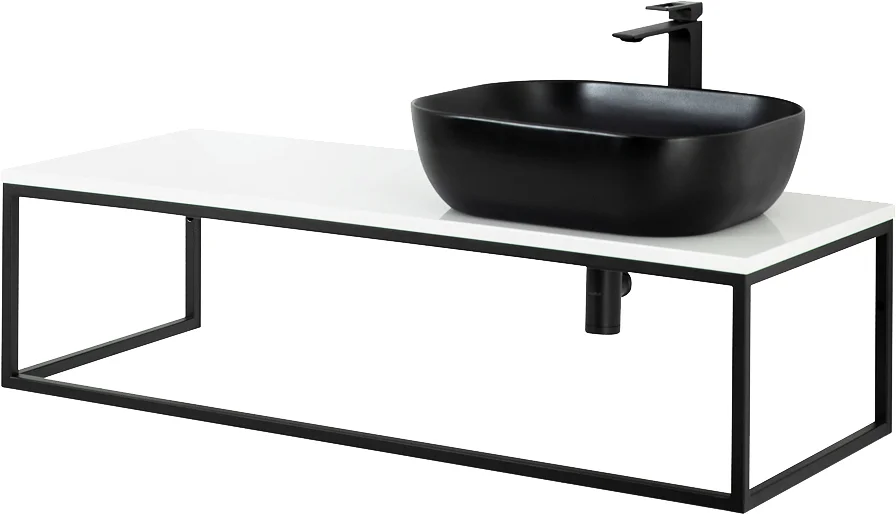 Столешница под раковину BelBagno 120 R белый EK-120-AS-BL-R - 3