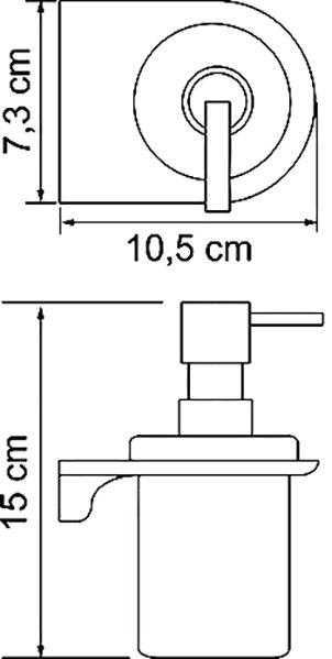 Дозатор Wasserkraft Kammel K-8399 K-8396 - 2