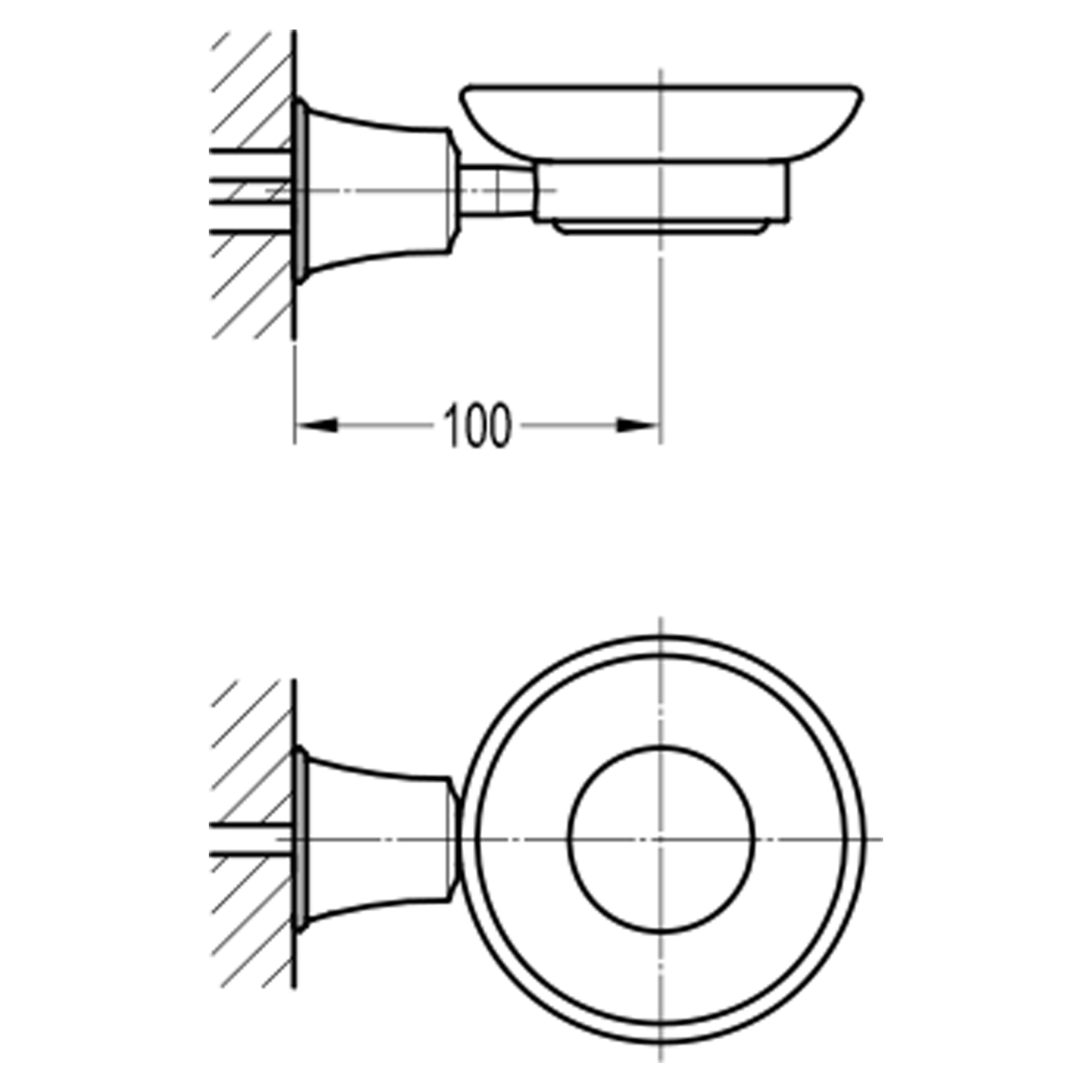 Swedbe Terracotta Art Мыльница с держателем подвесная 2542 - 1