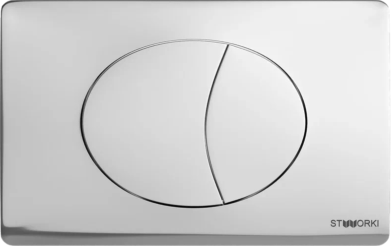 Кнопка смыва STWORKI 230822 хром глянцевый - 0