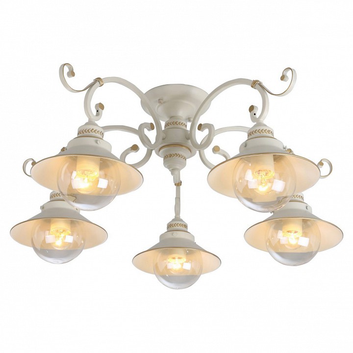 Потолочная люстра Arte Lamp 7 A4577PL-5WG - 0