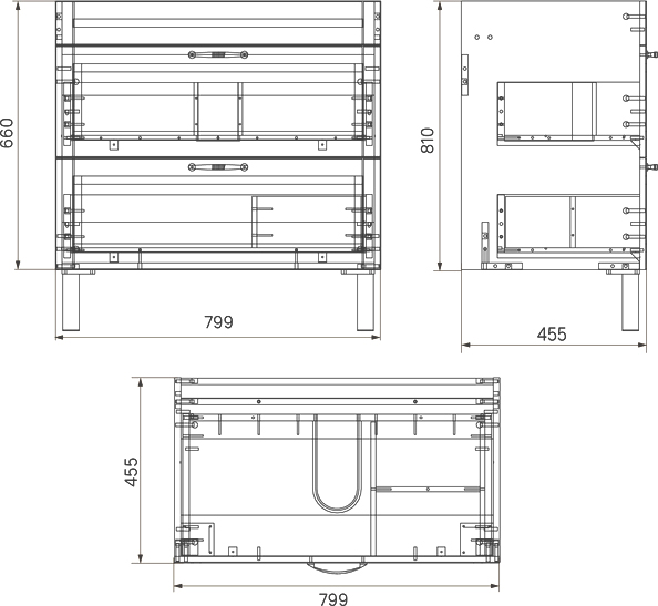 Тумба для комплекта IDDIS Oxford 80, белая OXF80W0i95 - 11