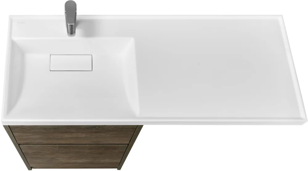 Тумба с раковиной Aquaton Лондри 60 темное дерево 1A2669K1LHDY0 - 1