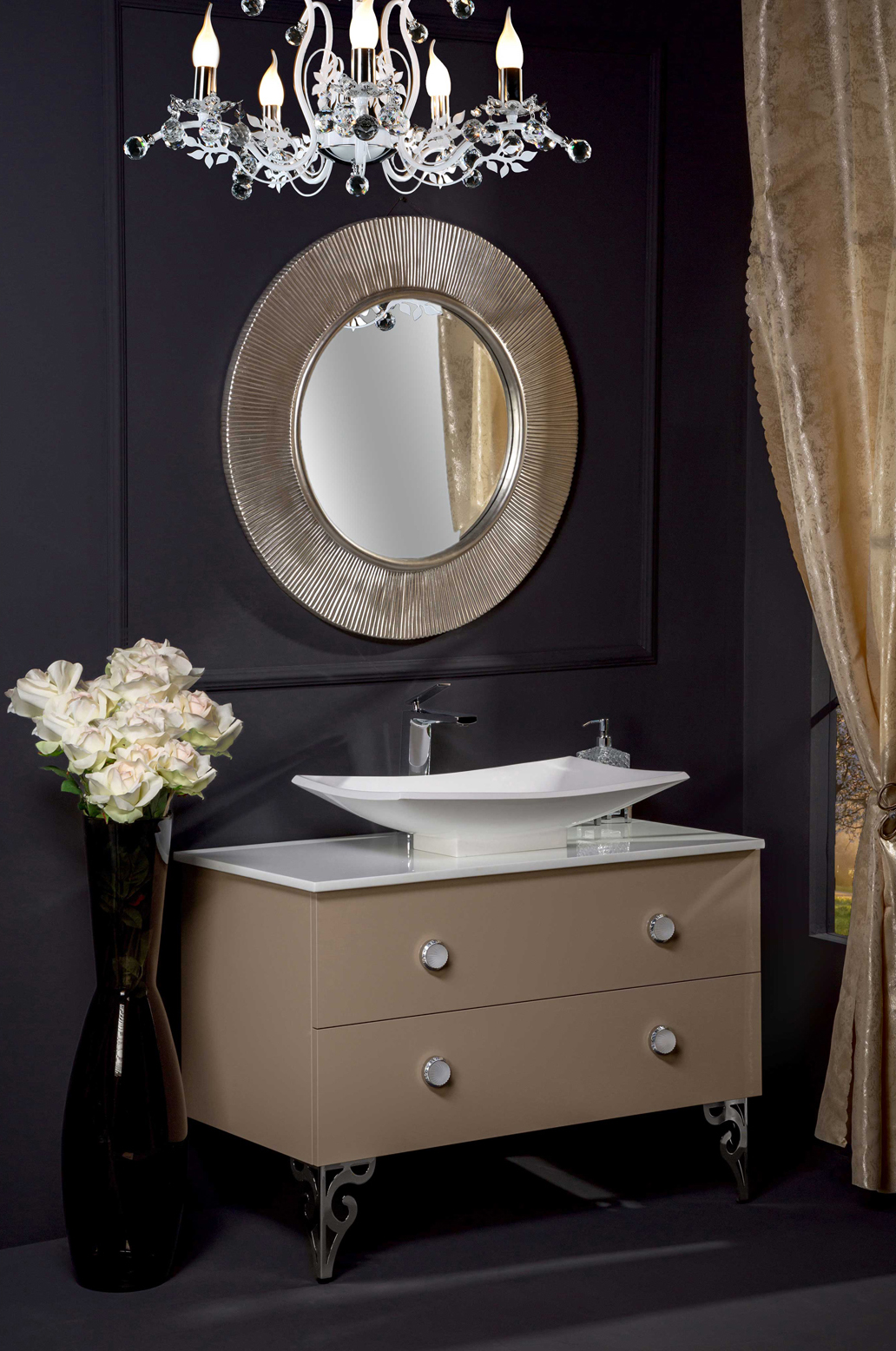 Зеркало Boheme Armadi Art Shine серебро 528-SL - 1