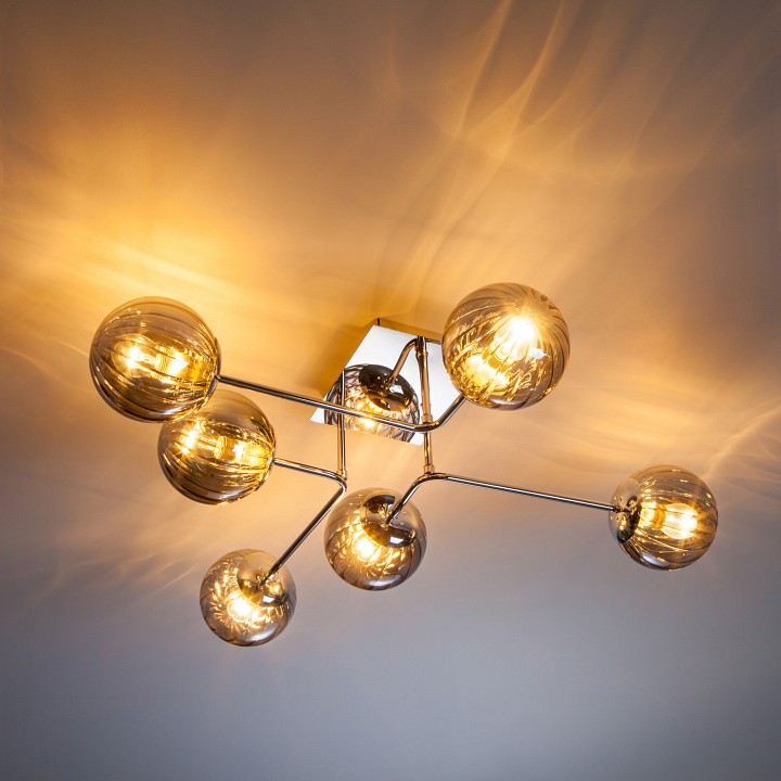 Потолочная люстра Eurosvet Evita 30140/6 хром - 1