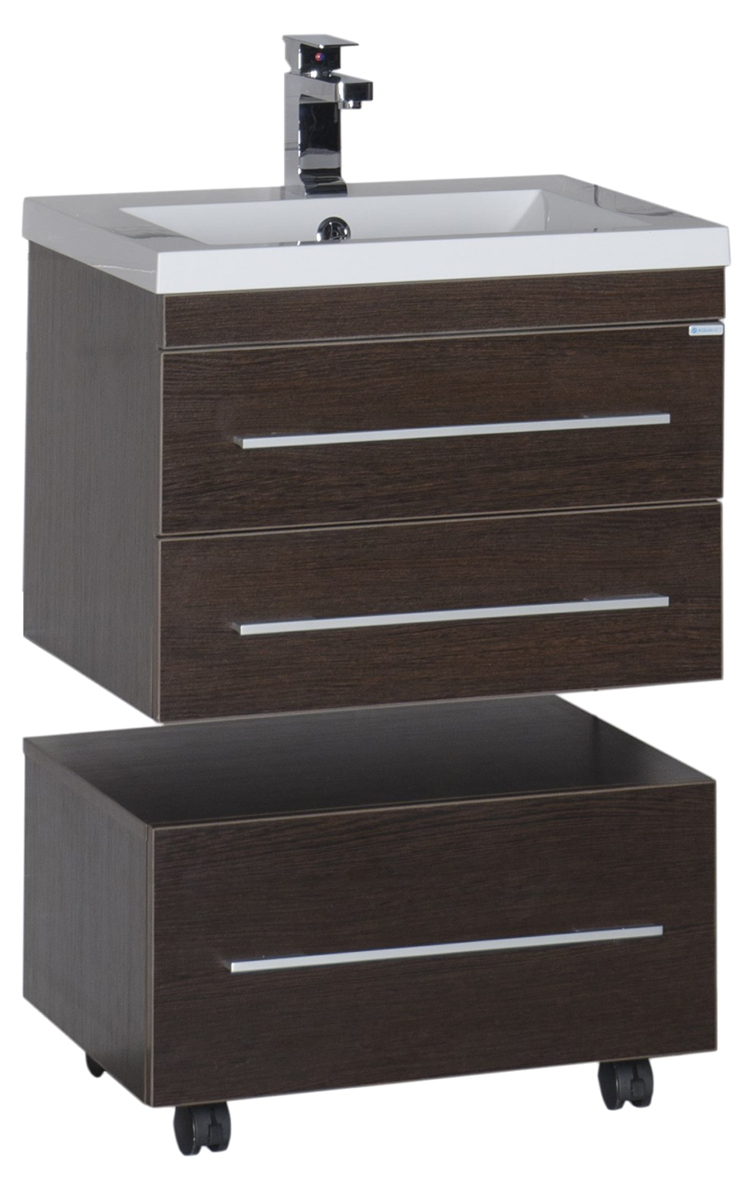 Тумба Aquanet Нота 58 подкатная венге 00170744 - 6