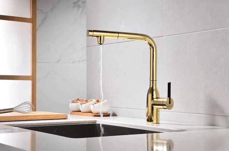 Смеситель для кухни Paulmark Viper золото Vi213105-G - 2