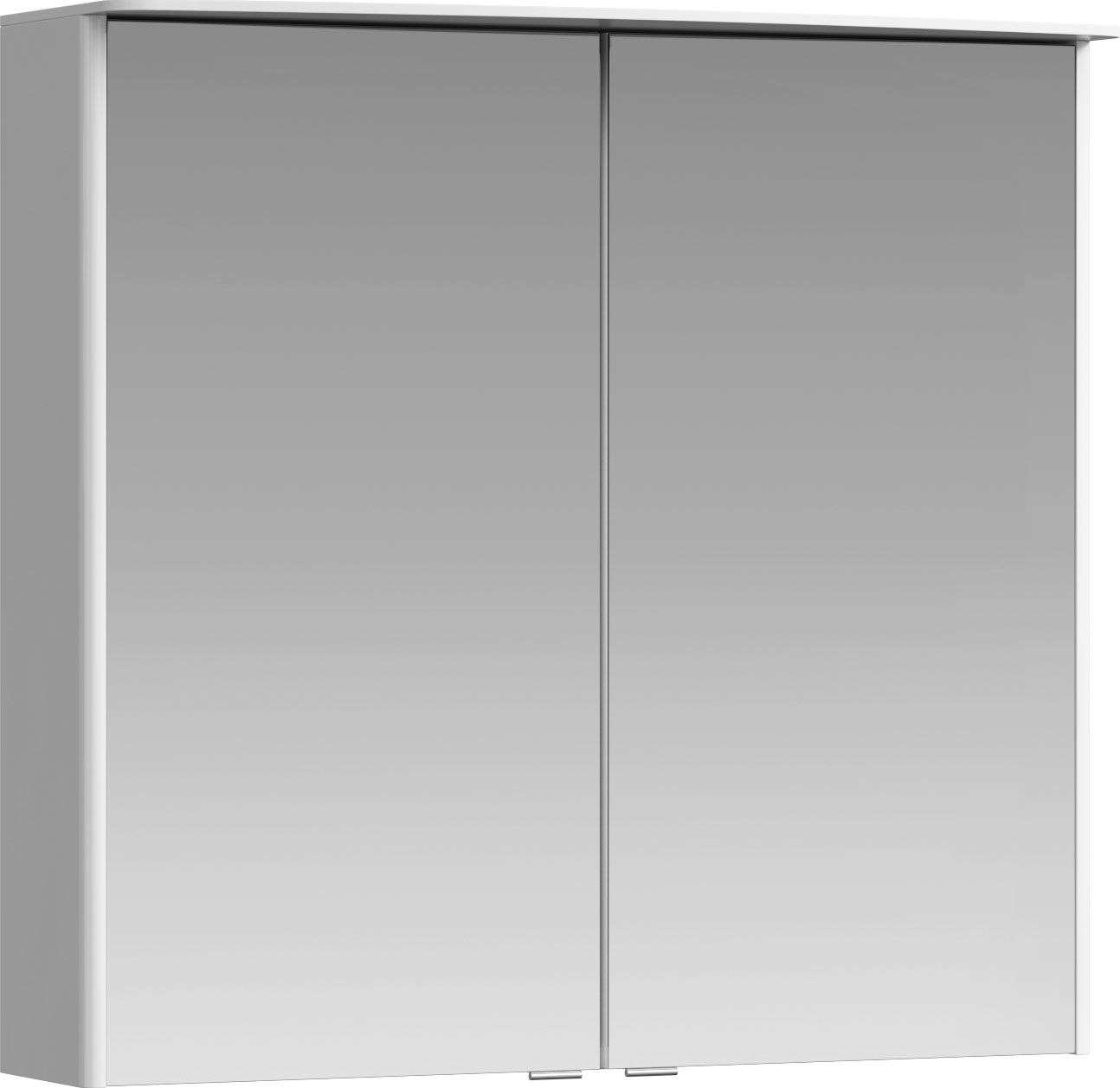 Зеркало-шкаф Aqwella 5 stars Neringa белый, с подсветкой NER0408 - 0