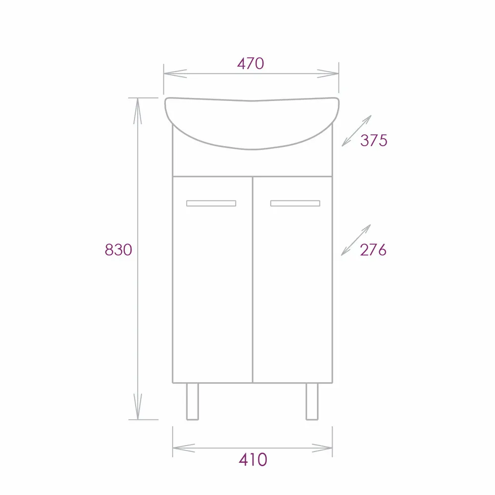 Комплект мебели Onika Коралл 47 белый - 7